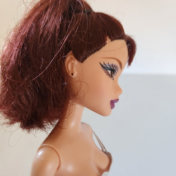 Barbie My Scene Chelsea Doll Auburn Red Ponytail Hair Parts Project Restoration - Picture 5 of 8
